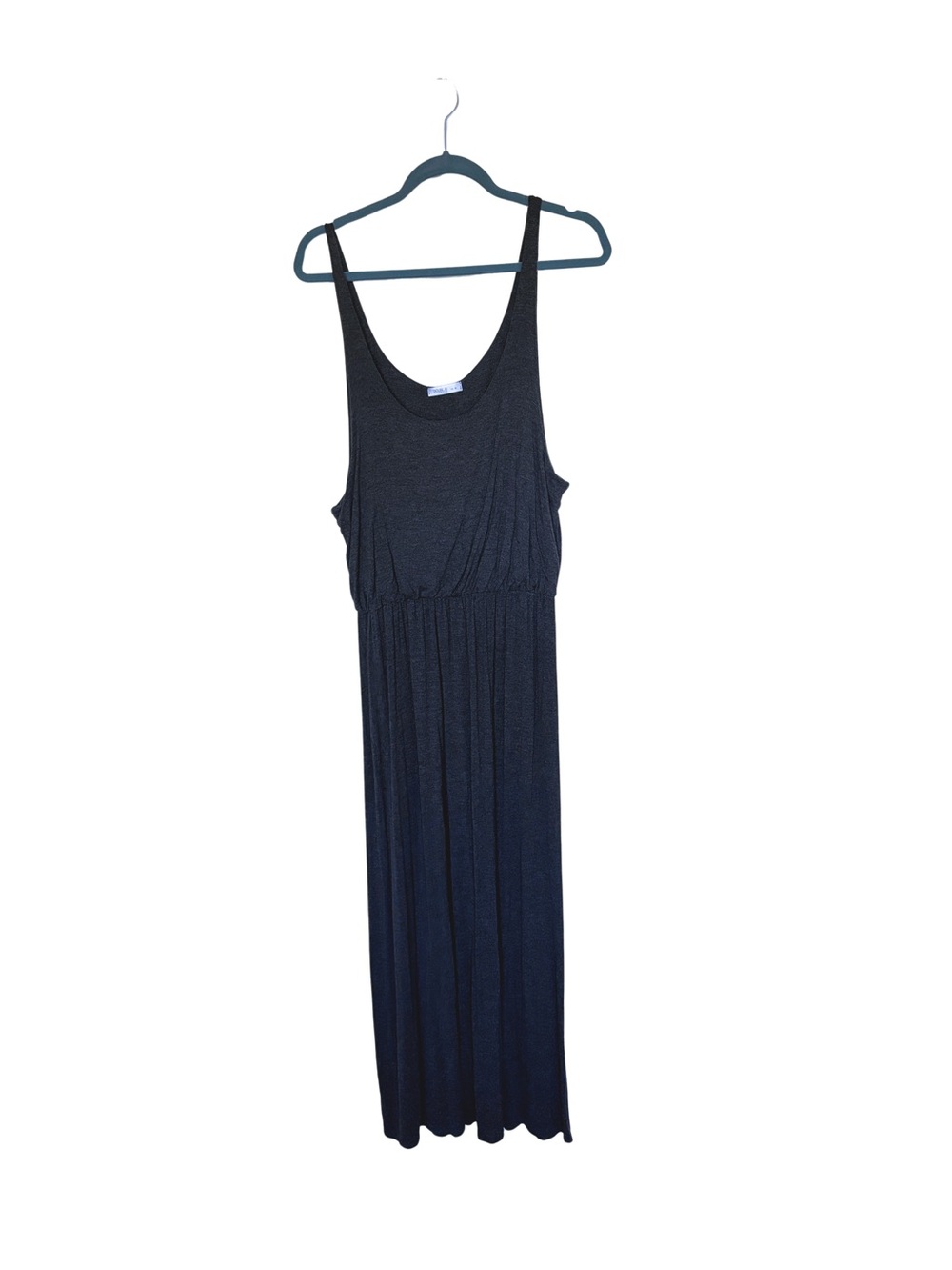 257. Doublju Dark Gray Sleeveless Maxi Dress Size XL